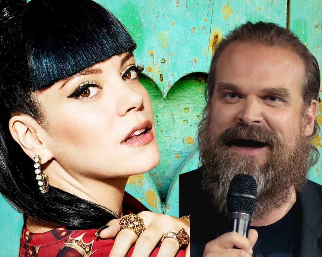 Lily Allen and David Harbour